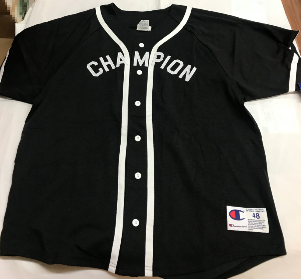 champion braided baseball jersey